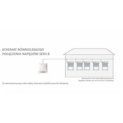 Silnik do rolet z mechanizmem przeciążeniowym TYP 45B Ø60/10Nm Silnik do rolet z mechanizmem przeciążeniowym TYP 45B Ø60/10Nm