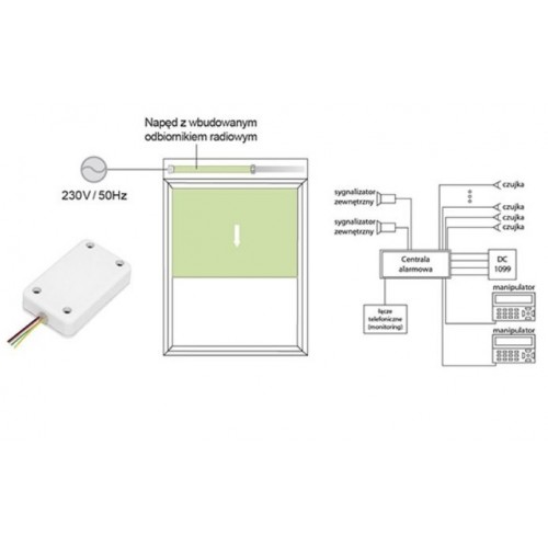 Sterowany bezpotencjałowo uniwersalny nadajnik DC 1099 Sterowany bezpotencjałowo uniwersalny nadajnik DC 1099