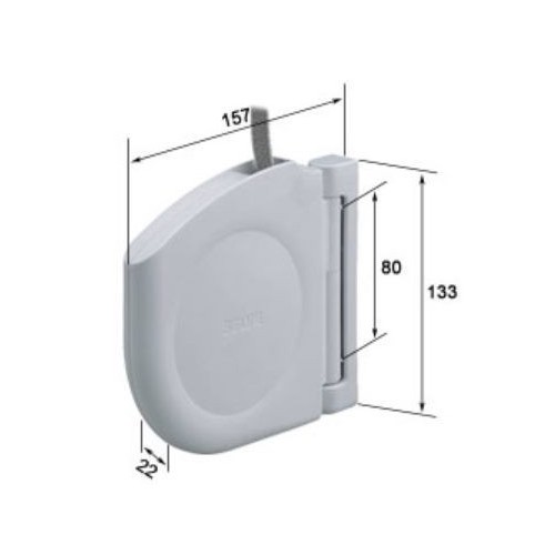 Biały zwijacz Selve Designe bez taśmy Biały zwijacz Selve Designe bez taśmy